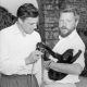 A gorilla in a guest room - Gerald durrell with n'pongo